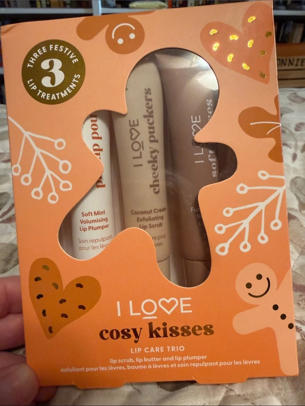 Love Cosy Kisses Lip Care Trio - Peach & Cream Pack